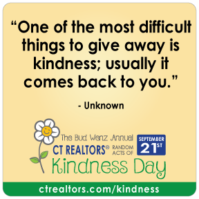 One of the most difficult things to give away is kindness; usually it comes back to you.
