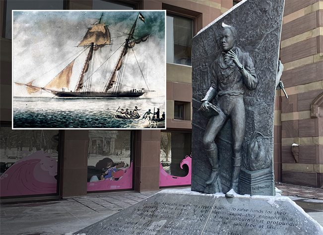 Photo - The Amistad Ship and Memorial