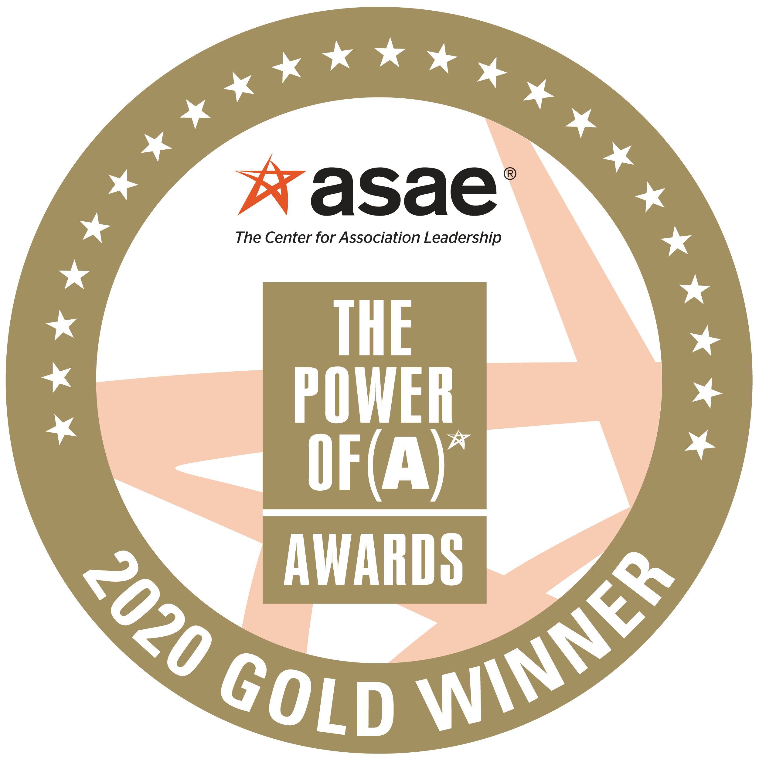 ASAE Power of Gold 2020 Award Winner